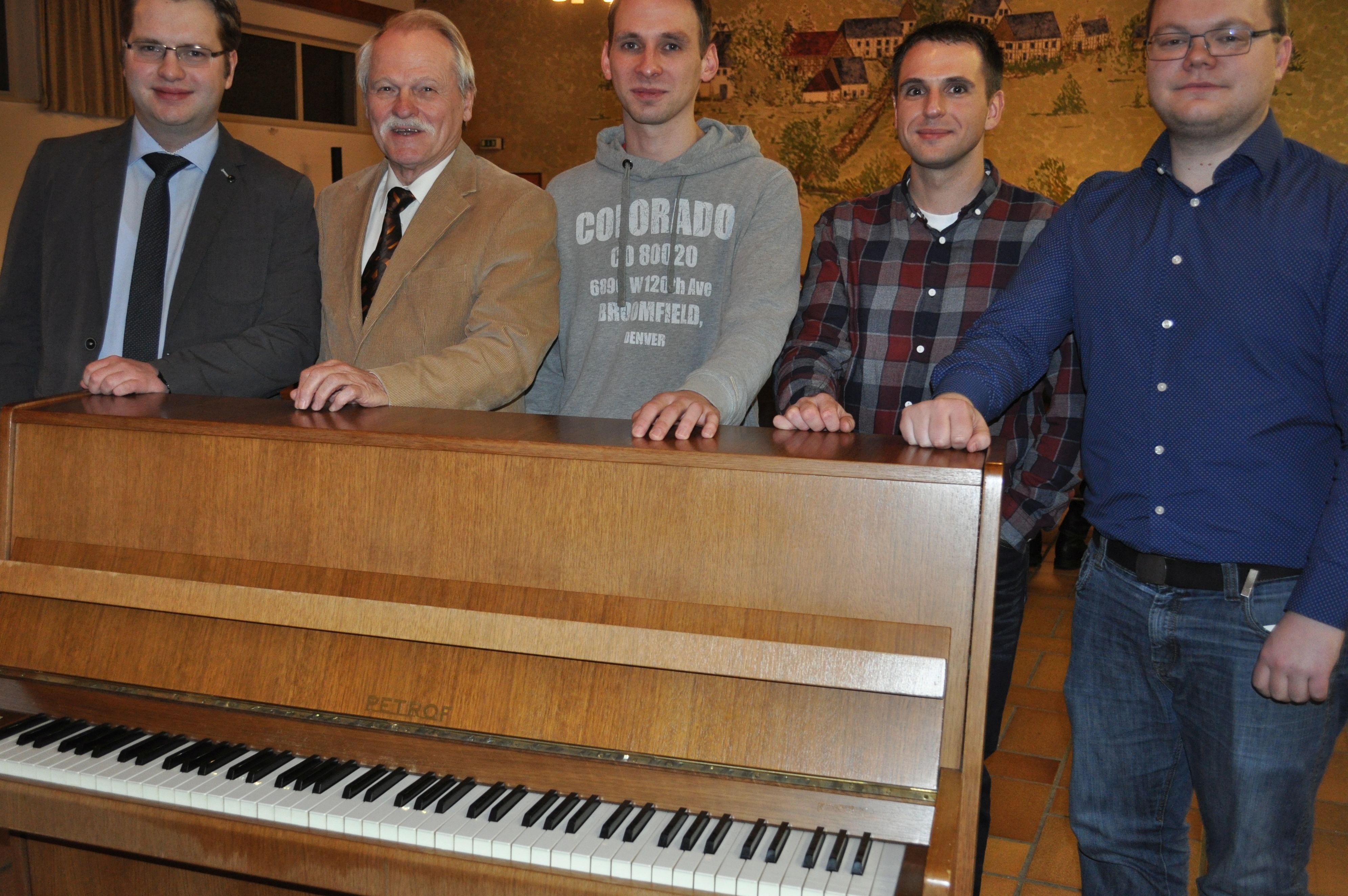 v.l. Martin Hilchenbach, Manfred Jülicher, Christian Hilgers, Rene Otte und Sebastian Hennecke